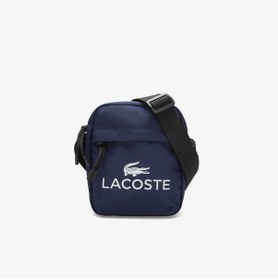 Resim Lacoste Erkek Baskılı Lacivert Postacı Çantası 