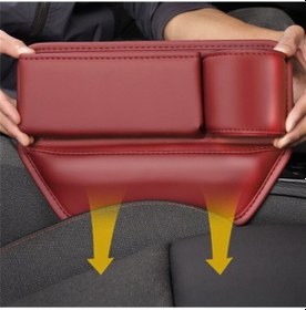 Resim Ulzyvf Evrensel Araç Saklama Kutusu Koltuğu Düzenleyici Oto Aksesuarı A Ar 