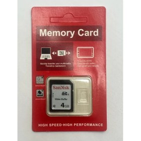 Resim Sandisk 4 GB Sdhc Hafıza Kartı Video Buffer Class 10 