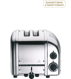 Resim Classic Seri Gümüş 2 Hazneli Ekmek Kızartma Makinesi 