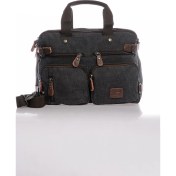 Resim C-Active CTV1278-0001 Siyah Unisex Evrak ve Sırt Çantası 