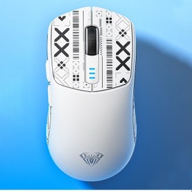 Resim Aula Sc580 10000dpı Kablolu/2.4g/bluetooth Üç Modelli Oyun Kablosuz Faresi Beyaz Diğer 