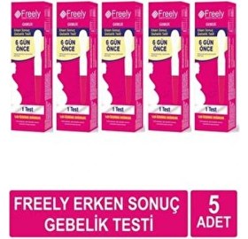 Resim Freely Ovulasyon Testi 5 Adet Medikal Kalite Hızlı ve Güvenilir Sonuçlar İçin 