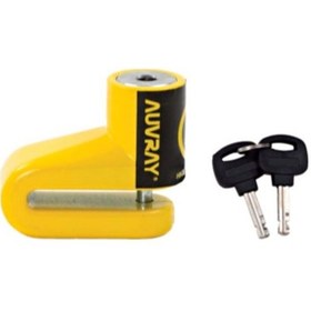 Resim Auvray BD-16 Alarmsız Disk Kilidi 6 MM Scooter Sarı 