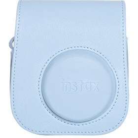 Resim Fujifilm Instax Mini 12 Mavi Deri Çanta 