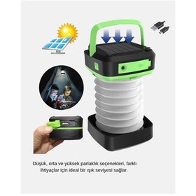 Resim Şarjlı Led Lamba Dokunmatik Sensörlü, 3 Kademeli Parlaklık 