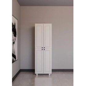 Resim Rosepal Mobilya Lara 4 Kapaklı 5 Bölmeli Dolap 