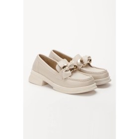 Resim Kadın Cilt Toka Detaylı Oxford Ayakkabı 4049 