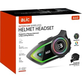 Resim Adonis Blic Otomotosiklet Bluetooth Kask Kulaklık Tekli Intercom A60 