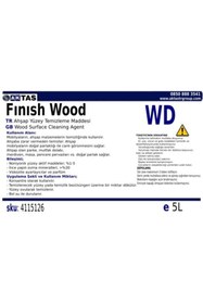 Resim Aktastrgroup Fınısh Wood Wd E5l. Ahşap Temizleme Maddesi Wood Cleaning Agent 