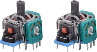 Resim Ejoyous için 2'li paket 3D yedek analog çubuk Joystick, analog Joystick modülü, joystick denetleyicileri için 3D için sensör yedeği 