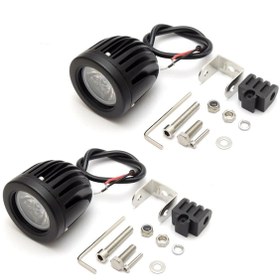 Resim Motosiklet Led Sis Farı 2 Li Set 12v Motorsiklet Led Farı 
