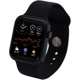 Resim pazariz Watch 7 Uyumlu Akıllı Saat Kablosuz Şarj Ve Konuşma Özellikli Iphone Android Uyumlu 