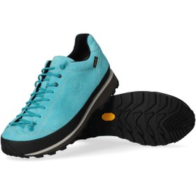 Resim Lomer Italy Bio Naturale MTX Waterproof Vibram Full Çarşak Deri Kadın Ayakkabı Jellyfish/Cobal 