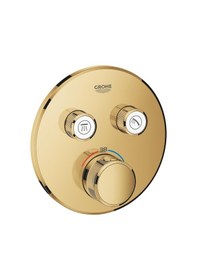 Resim Grohe Grohtherm Smartcontrol Çift Valfli Akış Kontrollü Ankastre Termostatik Duş Bataryası 29119Gl0 Altın 