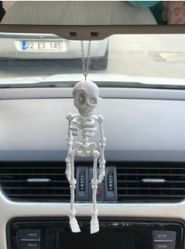 Resim 3D 18 Cm Iskelet Ayna Süsü 