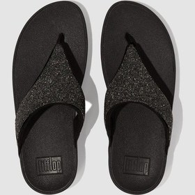 Resim Fitflop Lulu Opul Gb4 Siyah Kadın Parmak Arası Terlik Siyah 