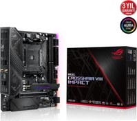 Resim Rog Crosshair Impact Amd X570 Ddr4 4800 Mhz Oc Am4 Mini-dtx Anakart ASUS