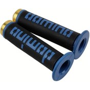 Resim Tongdashop Domino Gts Mavi Motosiklet Tutacakları 22-24mm Honda Yamaha Suzuki Off-road 