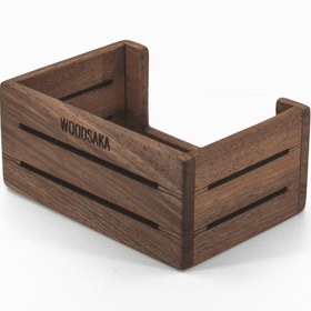 Resim Woodsaka 3line Kartvizitlik | Ceviz 