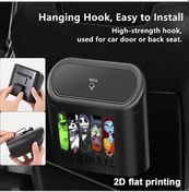 Resim Dashanshop Disney Jack Skellington Araç Çöp Kutusu Saklama Organizer Siyah Kapı Askılı 