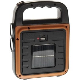 Resim Taşınabilir 4 Farklı Fonksiyonlu Güneş Enerjili ve USB ile Şarj Olabilen Portatif LED Işıldak HS-8020 