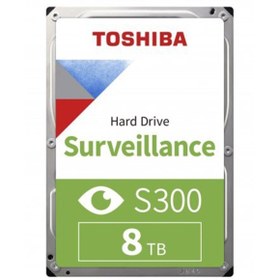 Resim TOSHIBA 3.5" 8TB S300 HDWT380UZSVA 7200 RPM 256MB SATA-3 Güvenlik Diski TOSHIBA 3.5" 8TB S300 HDWT380UZSVA 7200 RPM 256MB SATA-3 Güvenlik Diski