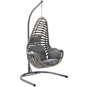 Resim Capri Swing Milas Tekli Rattan Bahçe Salıncağı | Balkon Salıncağı 