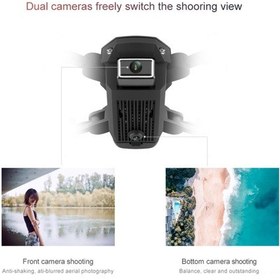 Resim Xindoker S66 Katlanır Mini Drone: 4k Çift Kamera, 13 Dakika Uçuş, 150m Menzil, El Hareketi Kontrolü 