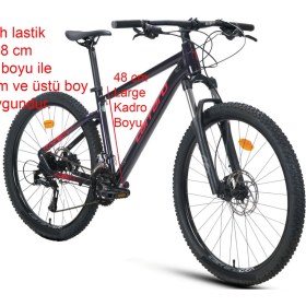 Resim Carraro Crx 924 29 Jant 52 Kadro 24 Vites Dağ Bisikleti (180 cm Üstü Boy) 