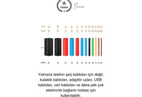 Resim 560 Parça Makaron Seti Kutulu Kablo Birleştirme Koruyucu Yalıtım Sıcaklıkla Daralan Tamirat Kaplama 