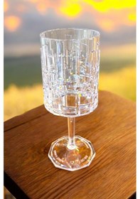 Resim Kırılmaz Kadeh Bardak 350 Ml Kokteyl Ve Şarap Kadehi 10 Adet Şeffaf 