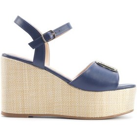 Resim Nine West Monnı 5fx Lacivert Kadın Dolgu Topuk Sandalet 000000000101929049 Lacivert 