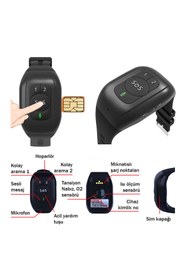 Resim ercTEC H1 Takip Bilekliği (Alzaymır, Demans, Epilepsi, Hasta, Yaşlı, Güvenlik, Sim Kartlı, Uzaktan Takipli, İmei Kayıtlı, Şajlı) 