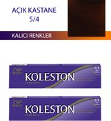 Resim Litae LitaeTrend 2 Adet Single Tüp Boya Saç Boyası Açık Kestane 5/4 