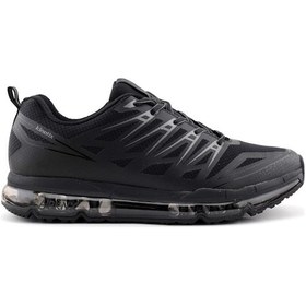 Resim Kinetix Air Max Aeron Siyah Unısex Spor Ayakkabı Yürüyüş & Koşu Siyah 
