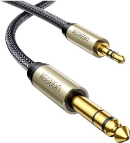 Resim Genel Markalar "ses Kablosu 3.5 Mm 6.35 Mm 1/4 1/8 " Fiş Fiş Trs Stereo Jak Kablo Zinklegierungsgehaeuse, Al 