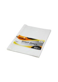 Resim Umix Poşet Dosya Şeffaf 100 Adet U1100P-100 340862 