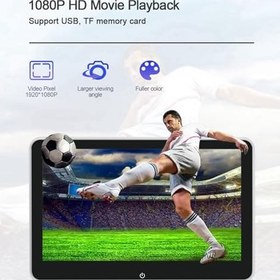 Resim Sabit Monitör 8in MP5 Oyuncu, Arka Koltuk Eğlence Sistemi DC 12V, Araba Dokunmatik Ekran, Araç Multimedya Ekranı 