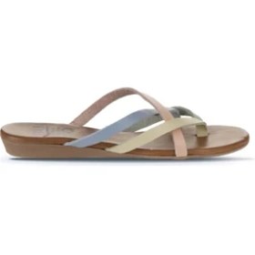 Resim Bueno Shoes Haki Multi Deri Kadın Parmak Arası Terlik 01WU7458 01WU7458 
