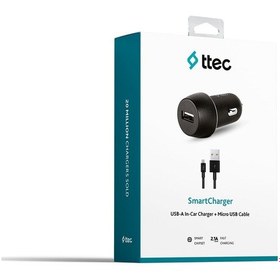Resim Ttec Araç Şarj Aleti Smartcharger 2.1A + Micro Usb Kablo 