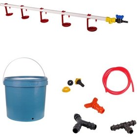 Resim TavPet Nipel Tavuk Suluğu 20 Lt Depolu Askılı Çanaklı (Set/19) 