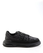 Resim Bambi Siyah Hakiki Deri Erkek Sneaker E01080219003 