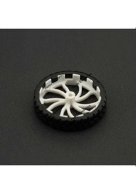 Resim Dfrobot 2 Adet Çifti N20 Abs Kauçuk Tekerlek 43X9 MM 