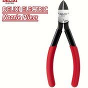 Resim DELIXI ELEKTRİK Nozul Pensesi - Kırmızı & Siyah Saplı Ağır Endüstriyel Kesme Aracı, Metal, Kablo, Plastik ve Ahşap için Hassas Kesim, Elektrik İşleri ve Bahçe Budama için İdeal 