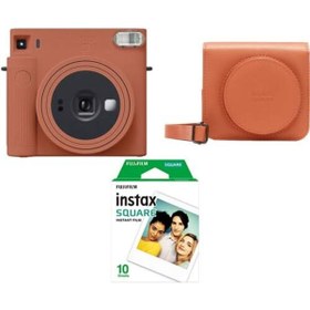 Resim Hepta Collection Instax Fujifilm SQ1 Terracotta Tcu Fotoğraf MakinesiAskıpil10'lu FilmÇanta 