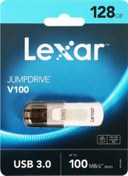 Resim Lexar LJDV100-128ABGY JumpDrive V100 128GB USB 3.0 Flash Bellek 