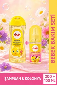 Resim Dalin Bebek Şampuanı 200 ml + Çiçek Bahçesi Bebek Kolonyası 100 ml 2'li Set 