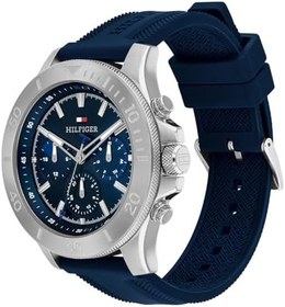 Resim TOMMY HILFIGER ERKEK LACİVERT DİAL LACİVERT SİLİKON KAYIŞ SAATİ - 1792112, Lacivert: lacivert 