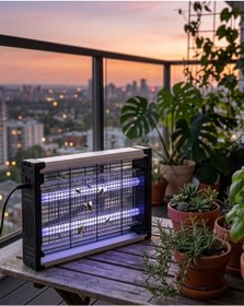 Resim Taşınabilir Elektrikli Sinek Öldürücü Askılı Uv Haşere Lambası 